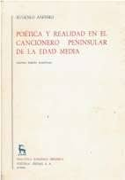 Poetica Y Realidad Cancionero Peninsular De La Edad Media