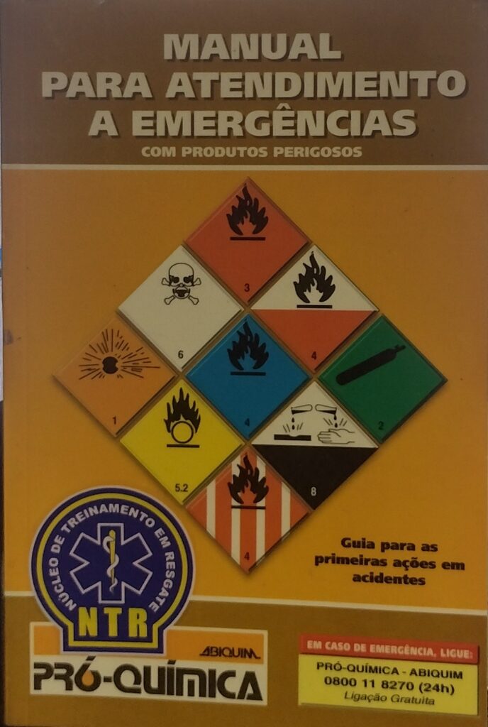Manual para atendimento a emergencias com produtos perigosos