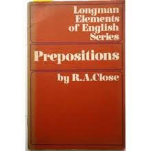Longmans Elements Of English Series - Prepositions