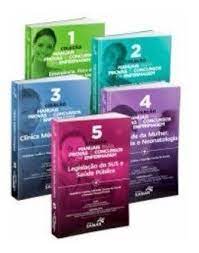 Colecao Manuais Para Provas E Concursos Em Enfermagem - 05 Volumes