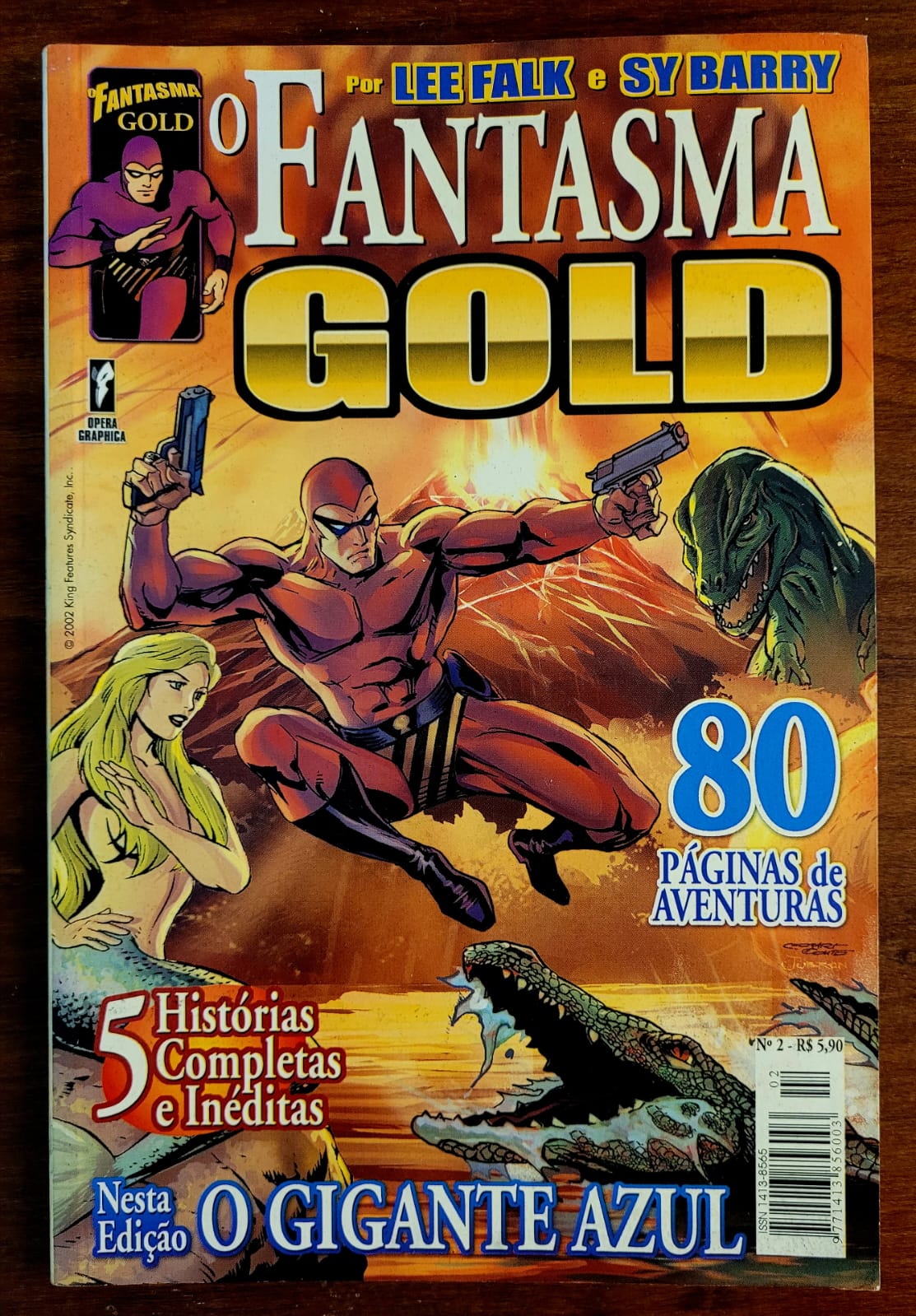 o fantasma gold nº 02 - o gigante azul