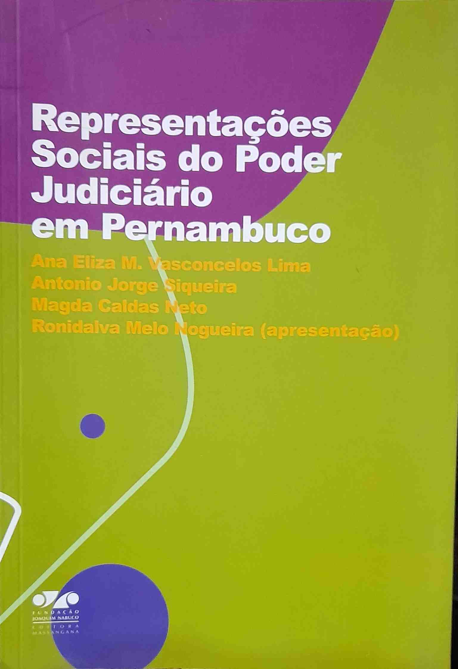 representacoes sociais do poder judiciario em pernambuco