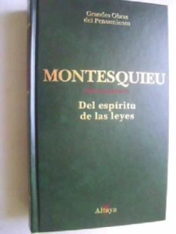 Del Espiritu De Las Leyes