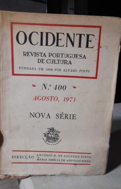 Ocidente Revista Portuguesa De Cultura - Nº 400 / V. Lxxxi Agosto De 1971
