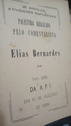 Palestra Realizada Pelo Comentarista