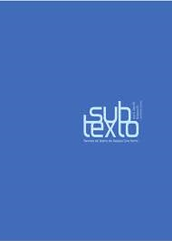 Sub Texto - Revista De Teatro Do Galpao Cine Horto N° 05 Ano V