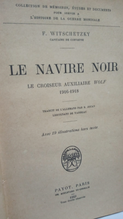 Le Navire Noir - Le Croiseur Auxiliaire Wolf