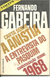 Carta Sobre A Anistia - A Entrevista Do Pasquim Conversacao Sobre 1968