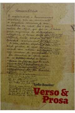 Verso E Prosa