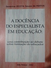 A Docencia Do Especialista Em Educacao - Uma Contribuicao Ao Debate