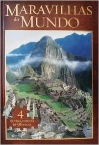 Maravilhas Do Mundo - 4 Quebra-cabecas De 96 Pecas