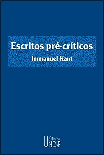 Escritos pré-críticos