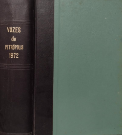 Revista De Cultura Vozes - Ano 66 Vol. Lxvi - De Janeiro A Dezembro De 1972 - 10vols. Reencadernada