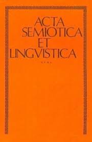 Acta Semiotica Et Lingvistica V. 01 Nº 01