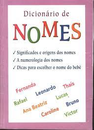 Dicionario De Nomes