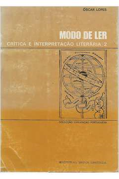 Modo De Ler - Critica E Interpretacao Literaria