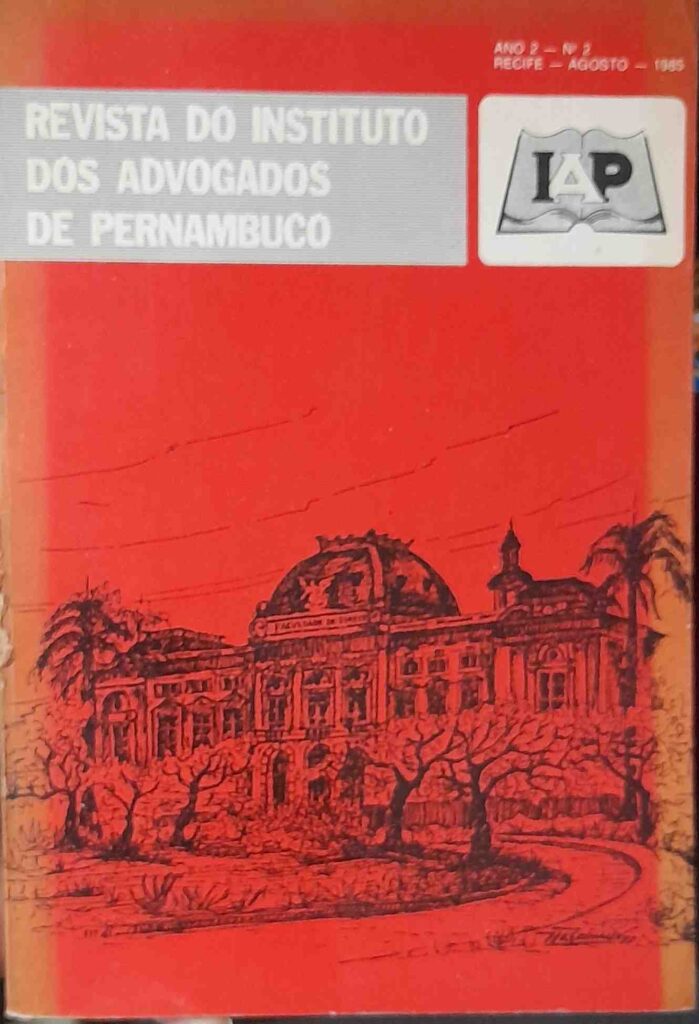 revista do instituto dos advogados de pernambuco - ano 2 n°2