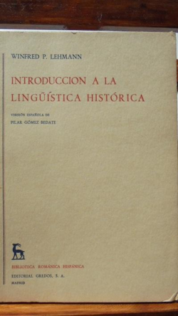 Introduccion A La Linguistica Historica