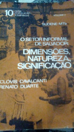 Setor Informal De Salvador, O - Dimensoes Natureza Significacao V. 02