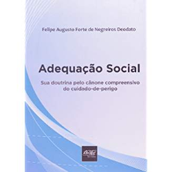 Adequacao Social - Sua Doutrina Pelo Canone Compreensivo Do Cuidado De Perigo