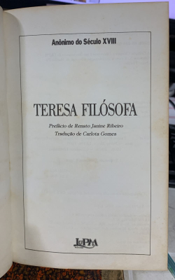 Teresa Filosofa  - Anonimo Do Seculo Xviii - Reencadernado