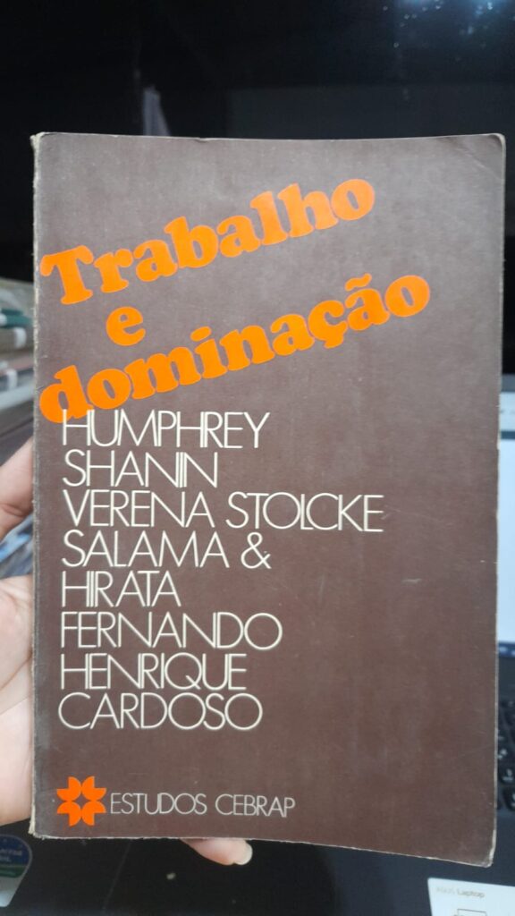 Estudos Cebrap Nº 26 - Trabalho E Dominacao