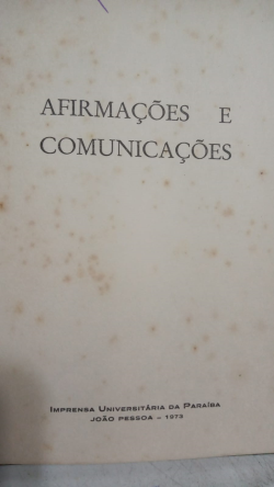Afirmacoes E Comunicacoes