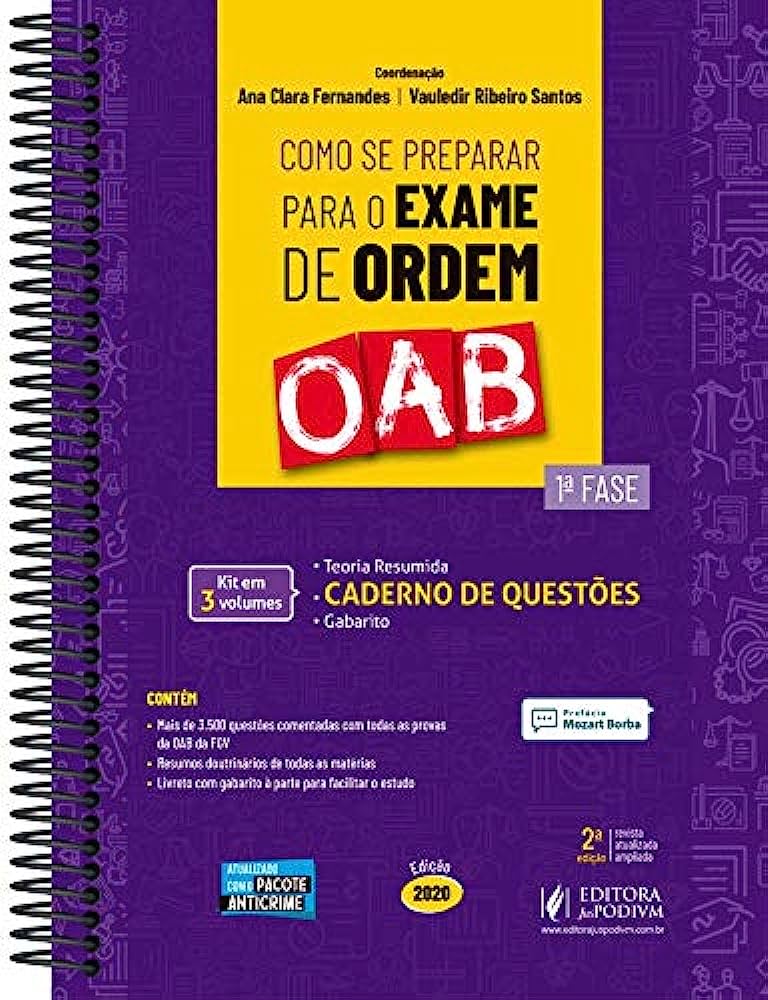 Como se preparar para o exame de ordem - OAB 1° fase