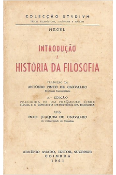 Introducao A Historia Da Filosofia - Reencadernado