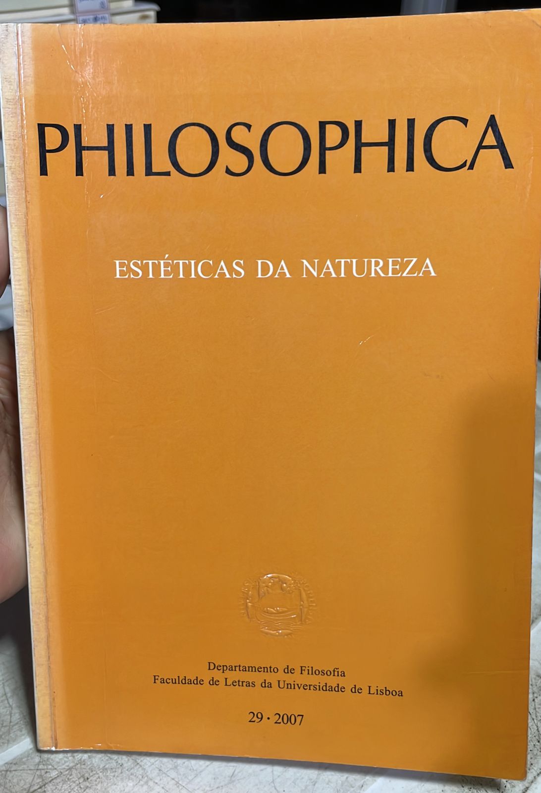 philosophica nº 29 - estéticas da natureza