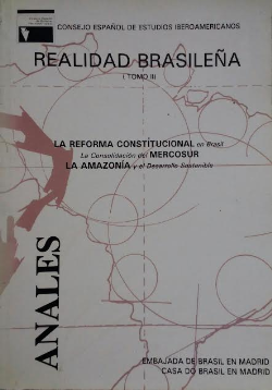 Realidad Brasilena  Tomo Ii La Reforma Constitucional/mercosur/amazoni