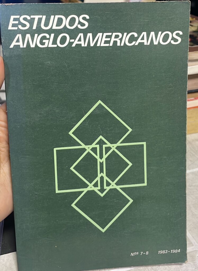 Estudos Anglo-americanos Nº 07/08 1983/1984