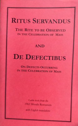 Ritus Servandus And De Defectibus