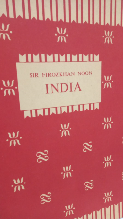 India Sir Firozkhan Noon