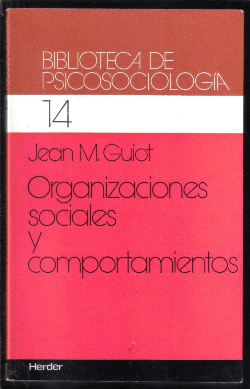 Organizaciones Sociales Y Comportamientos