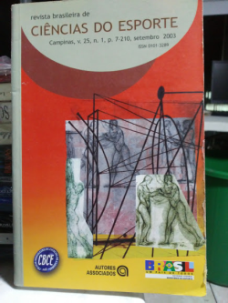 Revista Brasileira De Ciencias Do Esporte V.25 / N 01 / Setembro 2003