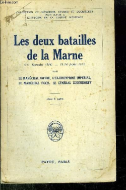 Les Deux Batailles De La Marne