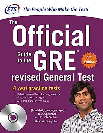 GRE the Official Guide to the Revised General Test - inclui cd