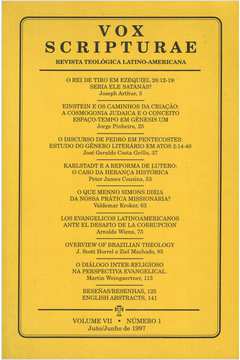 Revista Teologica Latino Americana - Vox Scripturae V. 07 N° 01 Jun/1997