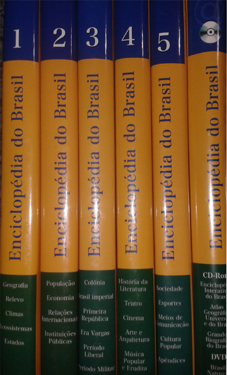 Enciclopedia Do Brasil - 6 Vols - Impresso E Multimidia Com Atualizacao Pela Internet