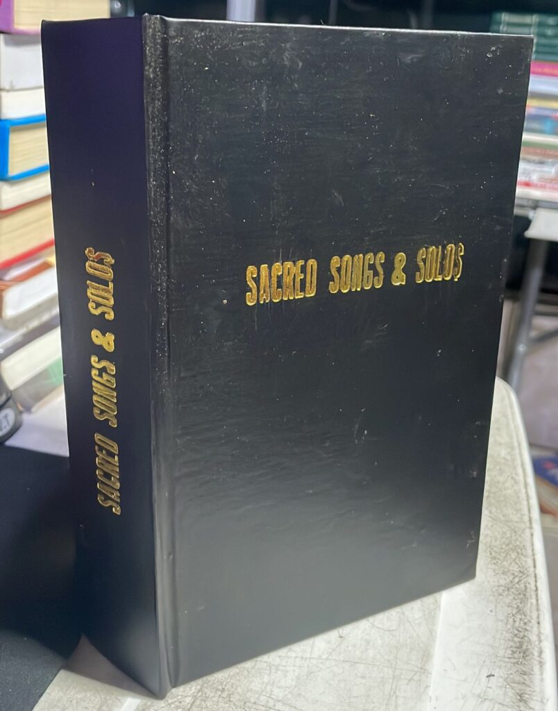 sacred songs e solos / reencadernado