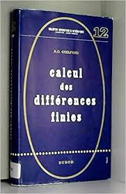 Calcul Des Differences Finies