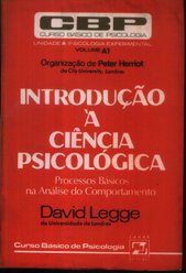 Introducao A Ciencia Psicologica - Processos Basicos Na Analise Do Comportamento