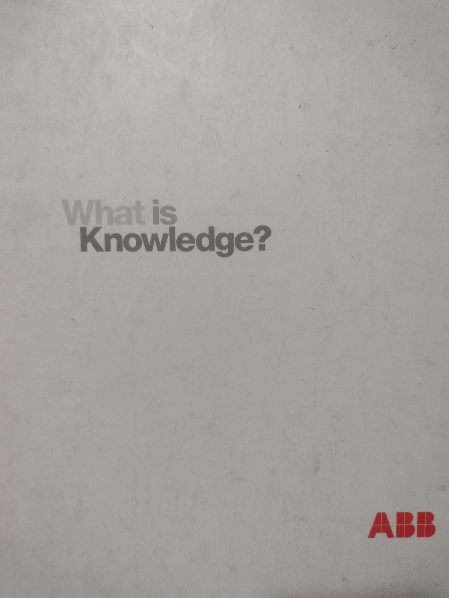 what is knowledge