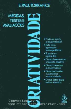 Criatividade - Medidas Testes E Avaliacoes