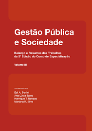 Gestao Publica E Sociedade - Balanco E Resumos Dos Trabalhos Da 3 Edicao Do Curso Especializacao