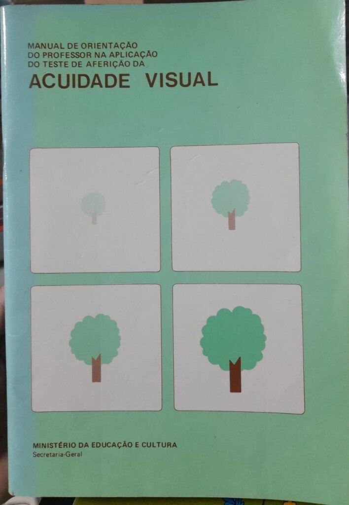 Manual De Orientacao Do Professor Na Aplicacao Do Teste De Afericao Da Acuidade Visual