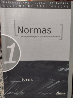 Normas Para Apresentacao De Documentos Cientificos V.01 - Livros