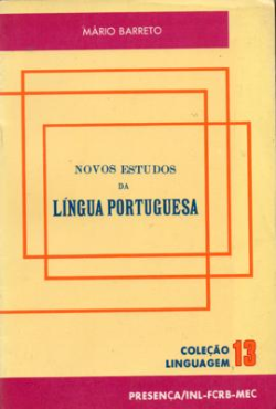 Novos Estudos Da Lingua Portuguesa
