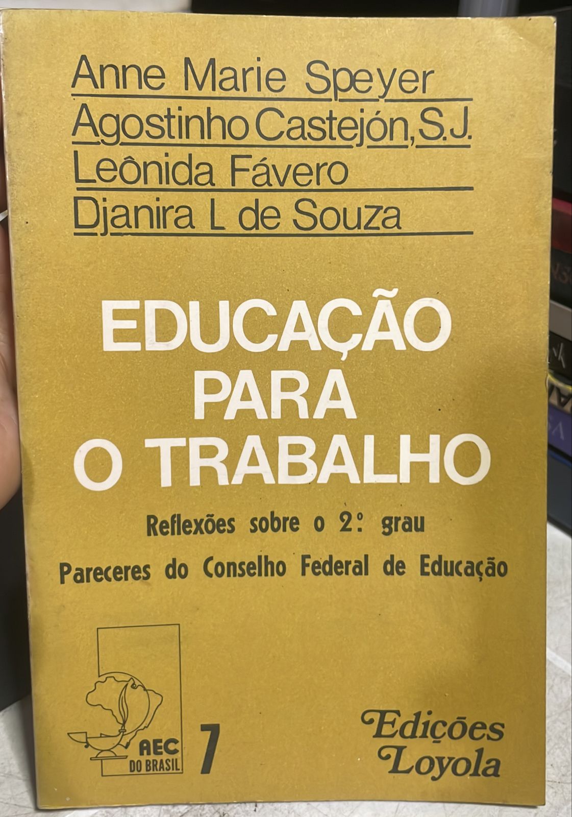 educação para o trabalho - reflexões sobre o 2º grau pareceres do conselho federal de educação
